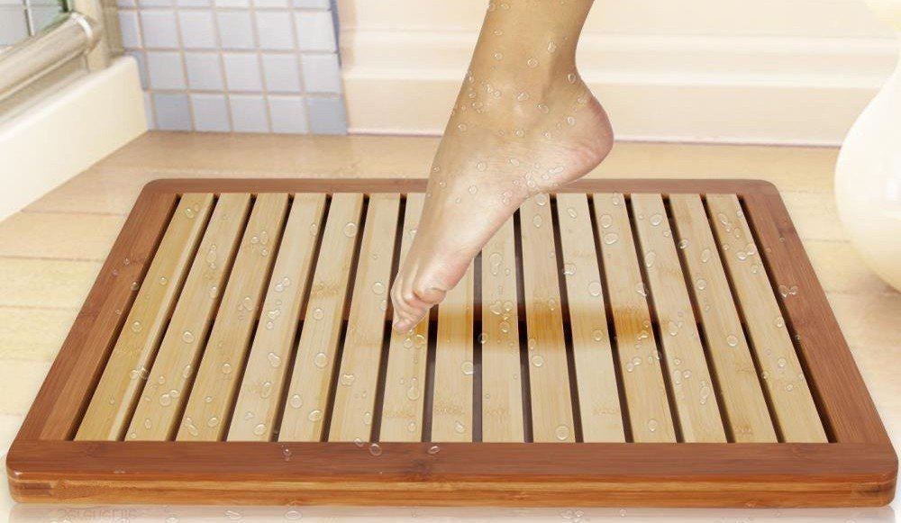 Can you put a bamboo mat in the shower?