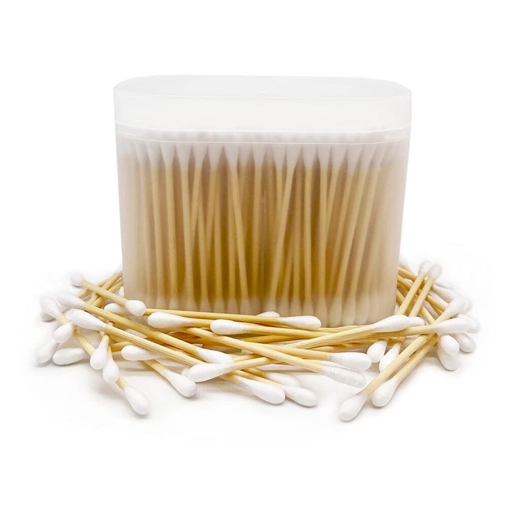 Bamboo Cotton Swabs, Biodegradable