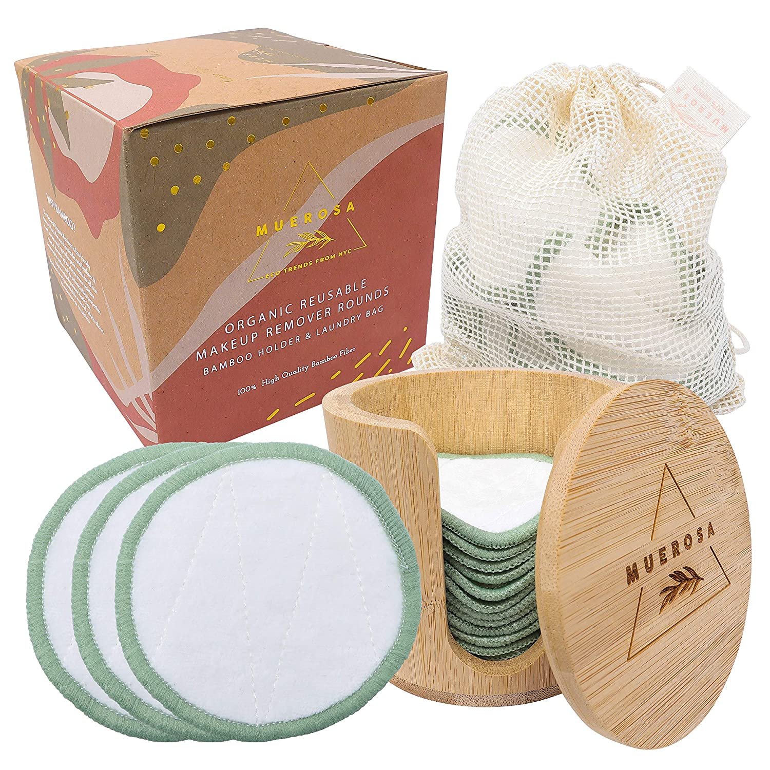 Reusable Bamboo Makeup Remover Pads