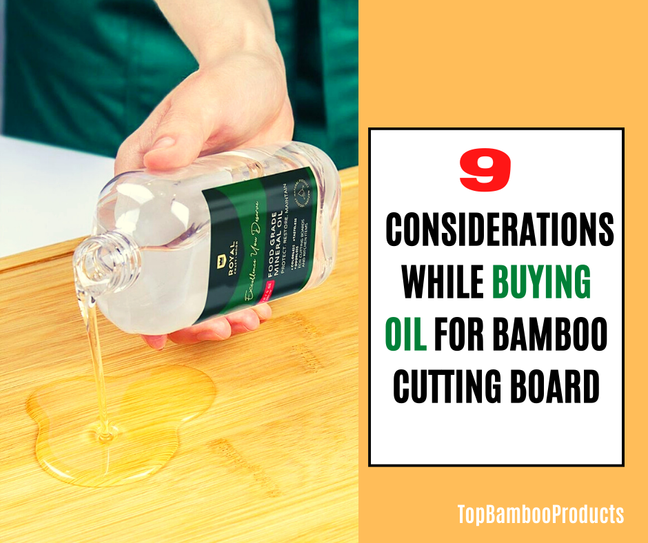 best oil for bamboo cutting board