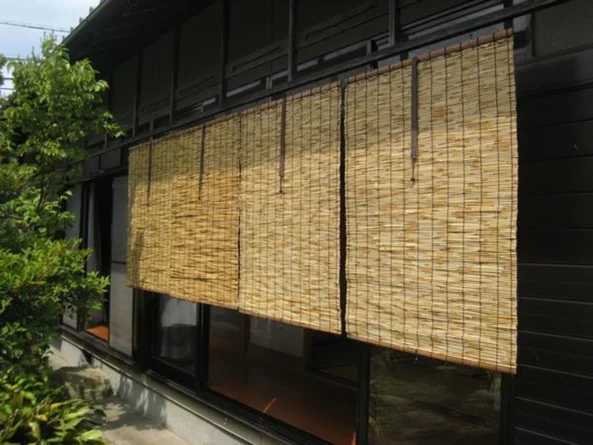 can bamboo blinds be used outdoors